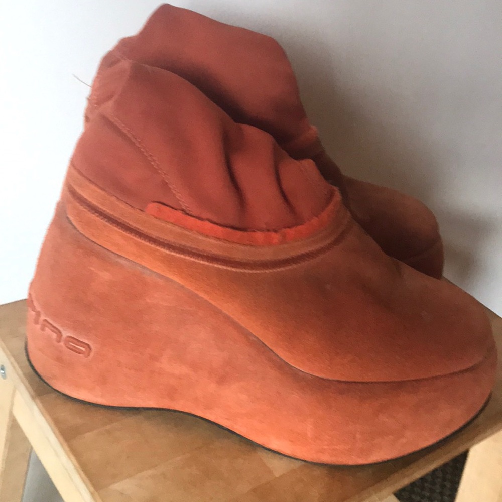 Vintage fornarina platform ankle boots